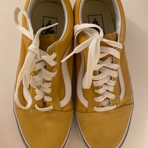 Yellow Old Skool Vans - Size 9.0 Women’s